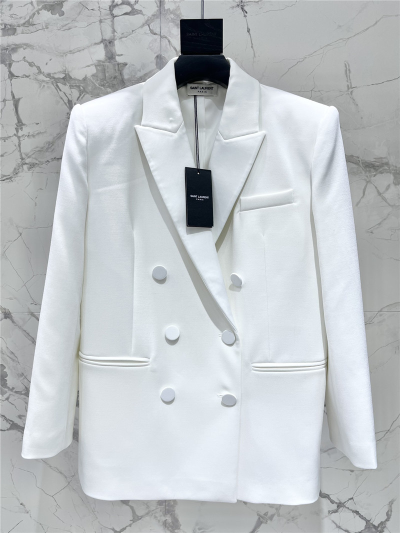 ysl patchwork acetate smoking suit replica clothing