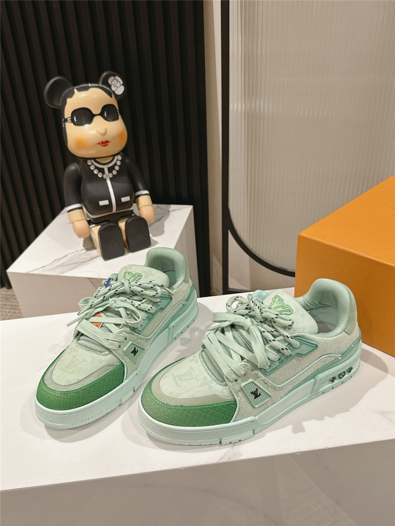 l0vis Vvtt0n lv trainer sneakers green for women