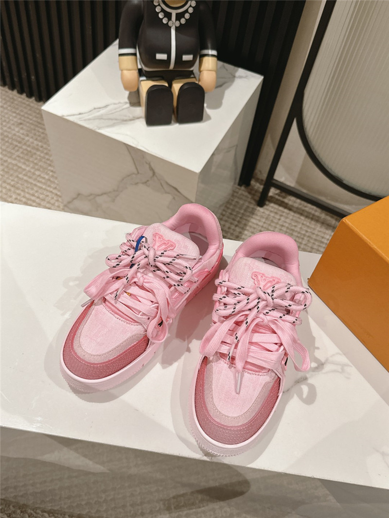 l0vis Vvtt0n lv trainer sneakers pink for women