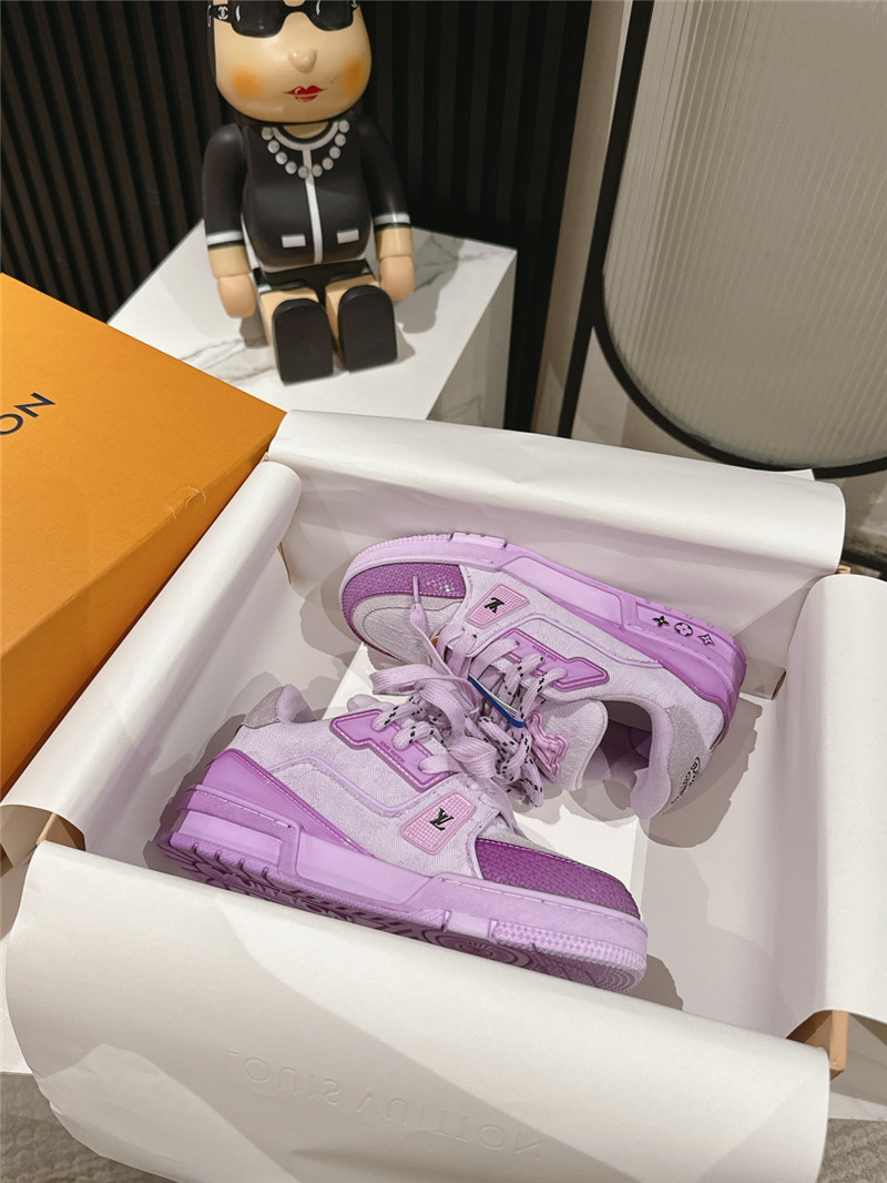 Louis Vuitton LV Trainer Sneakers Purple for Women