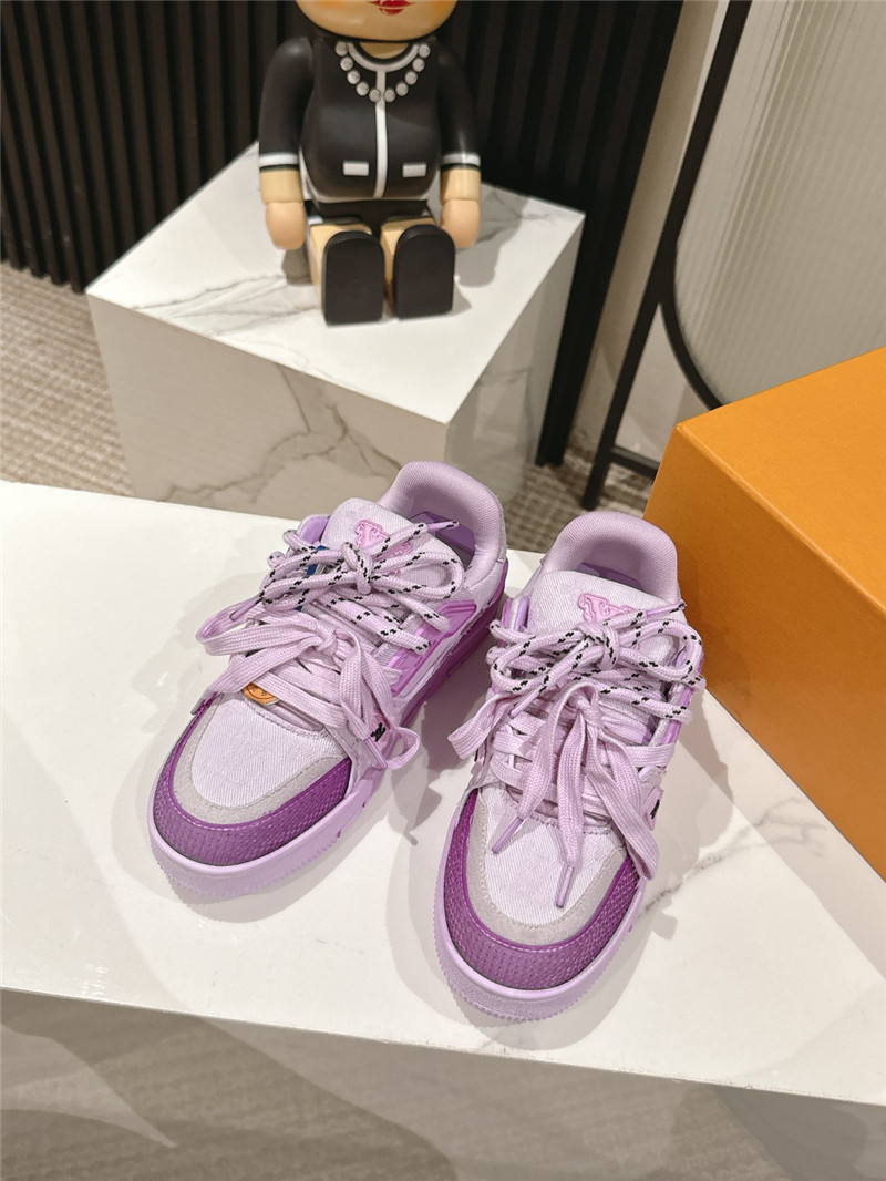 Louis Vuitton LV Trainer Sneakers Purple for Women