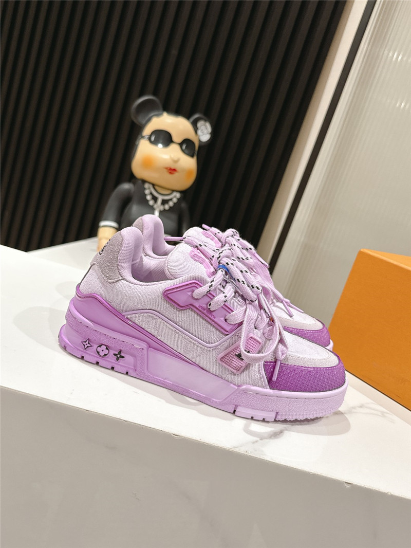 Louis Vuitton LV Trainer Sneakers Purple for Women