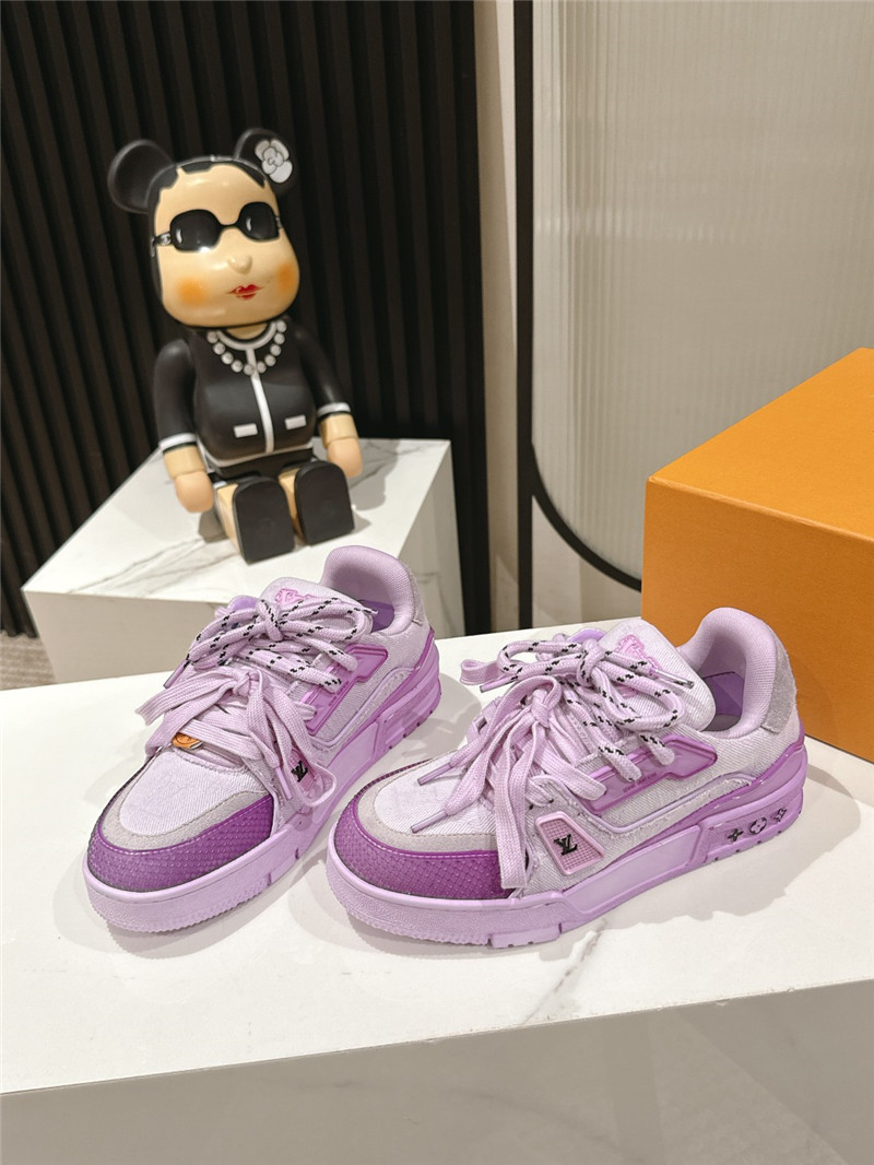 Louis Vuitton LV Trainer Sneakers Purple for Women