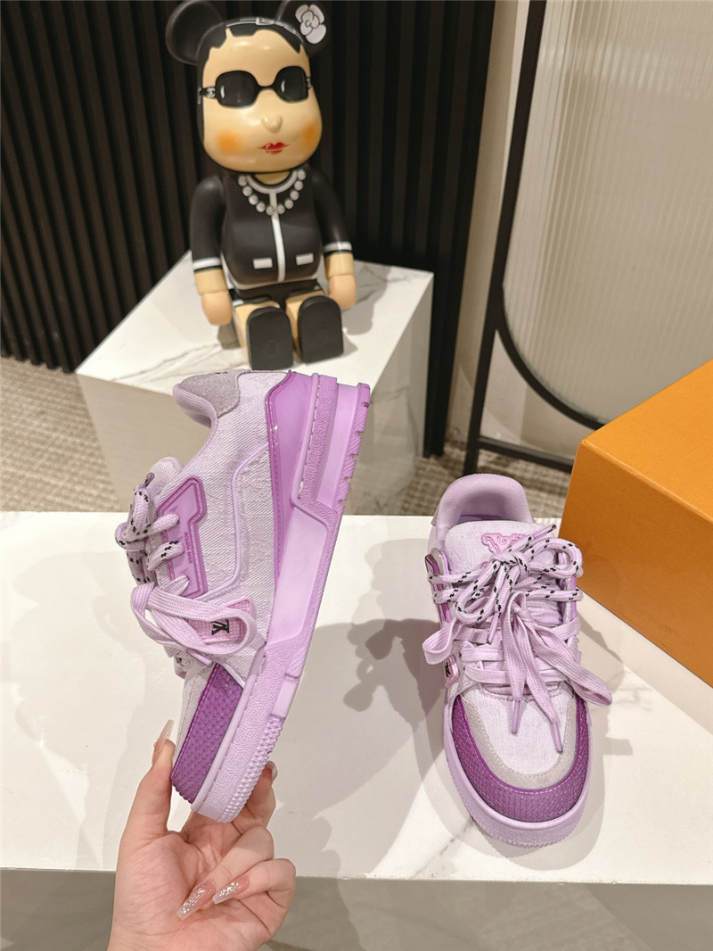Louis Vuitton LV Trainer Sneakers Purple for Women