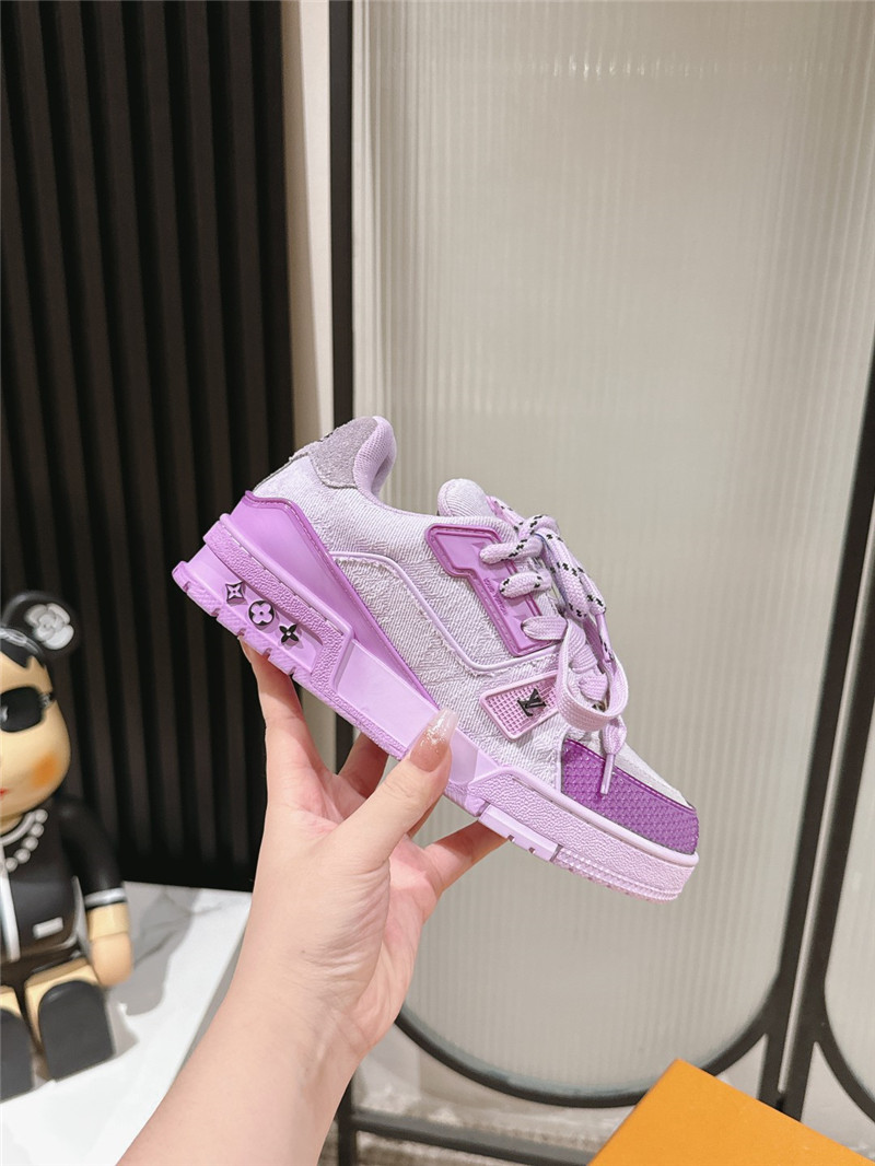 Louis Vuitton LV Trainer Sneakers Purple for Women