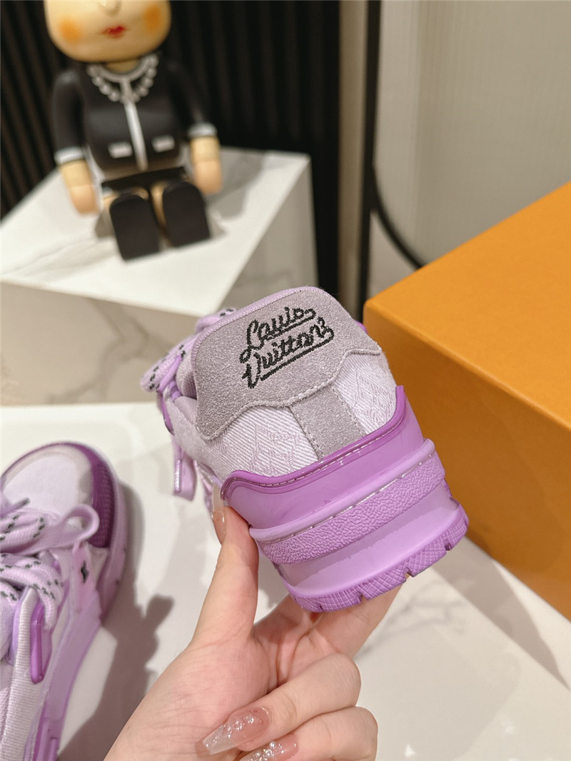 Louis Vuitton LV Trainer Sneakers Purple for Women
