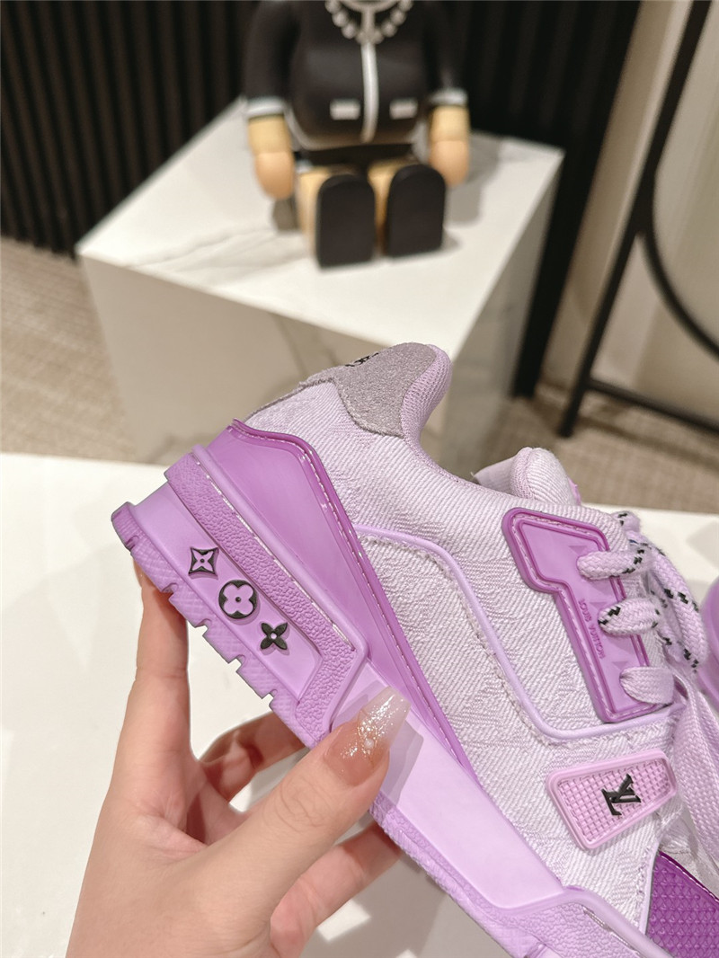 Louis Vuitton LV Trainer Sneakers Purple for Women