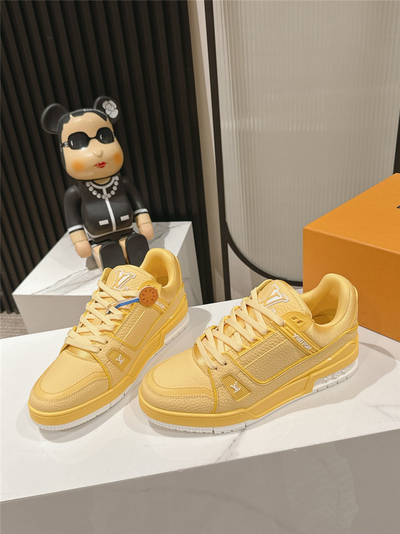 Louis Vuitton LV Trainer Sneakers Yellow for Women