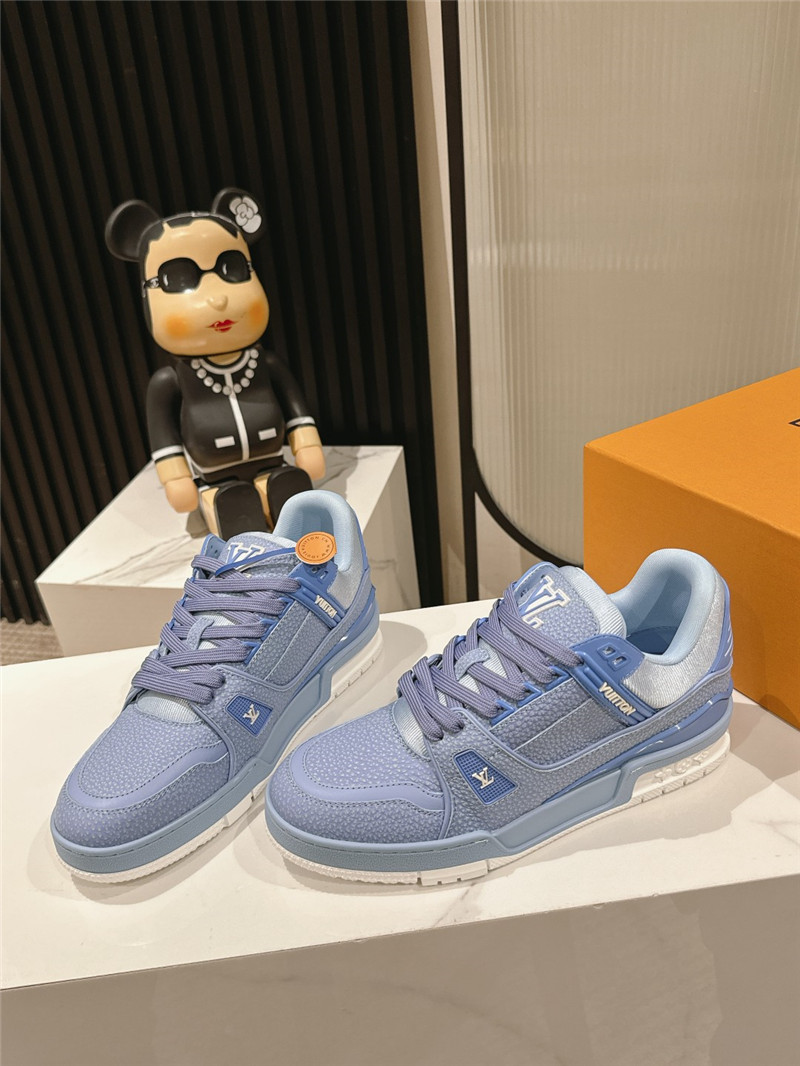 Louis Vuitton LV Trainer Sneakers Dark Blue for Women