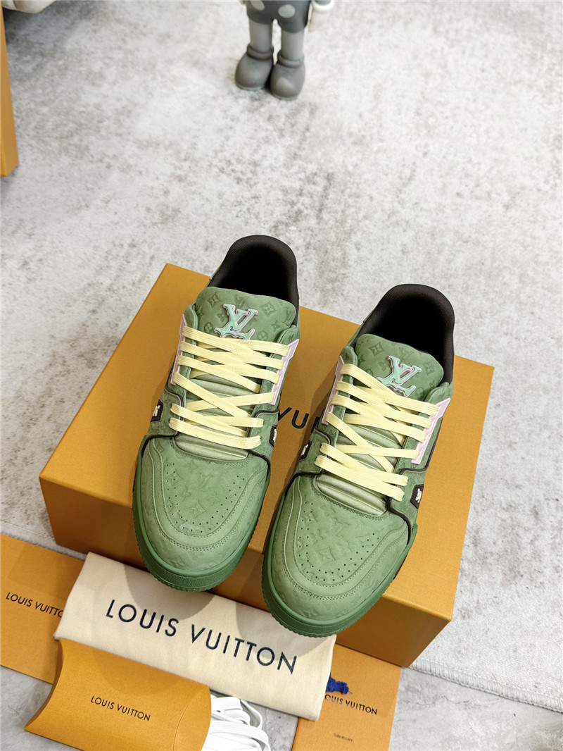 l0vis Vvtt0n green and brown sneakers for women