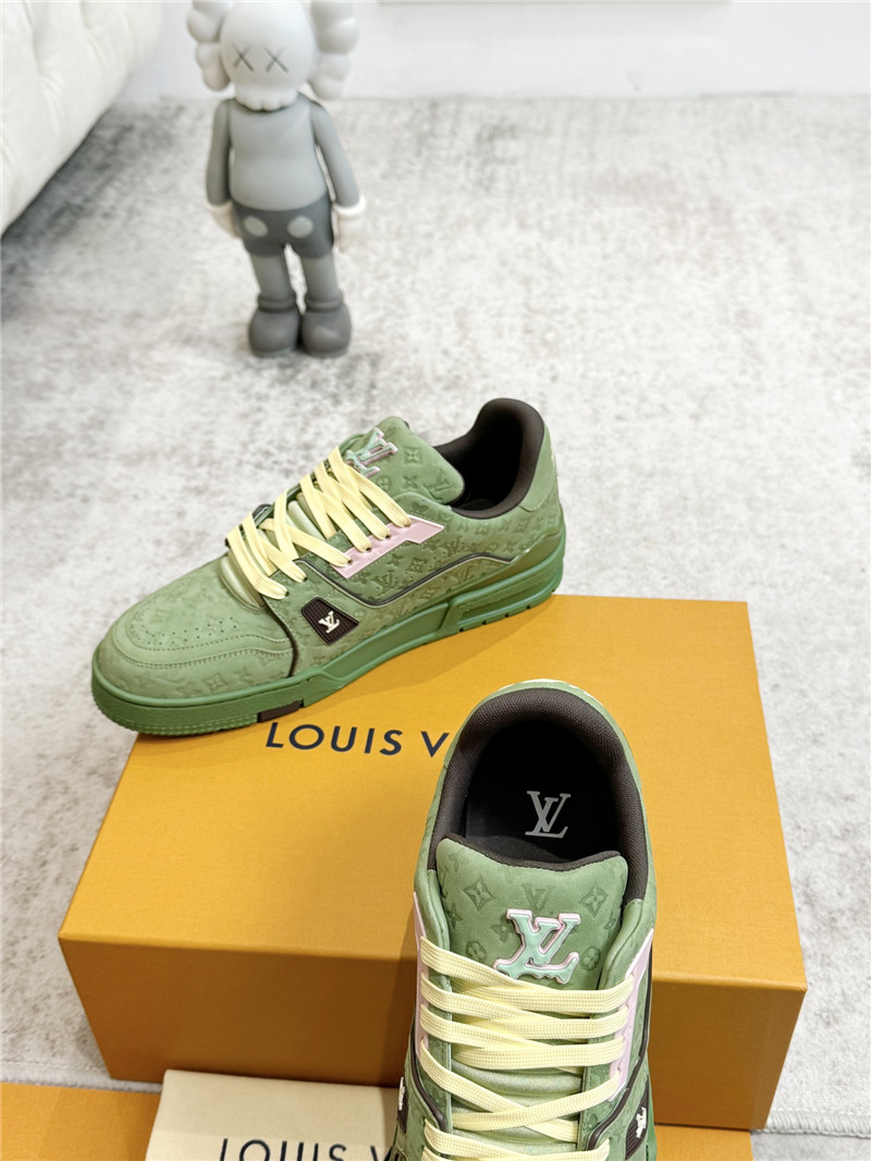 l0vis Vvtt0n green and brown sneakers for women