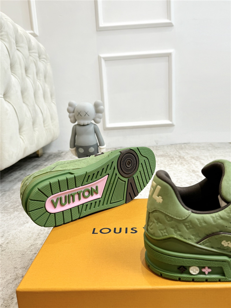 l0vis Vvtt0n green and brown sneakers for women