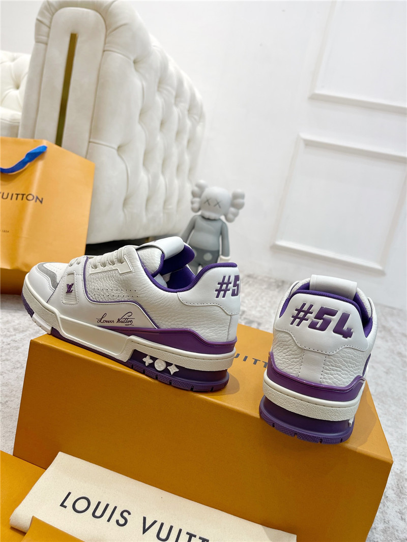 l0vis Vvtt0n white & purple sneakers for women