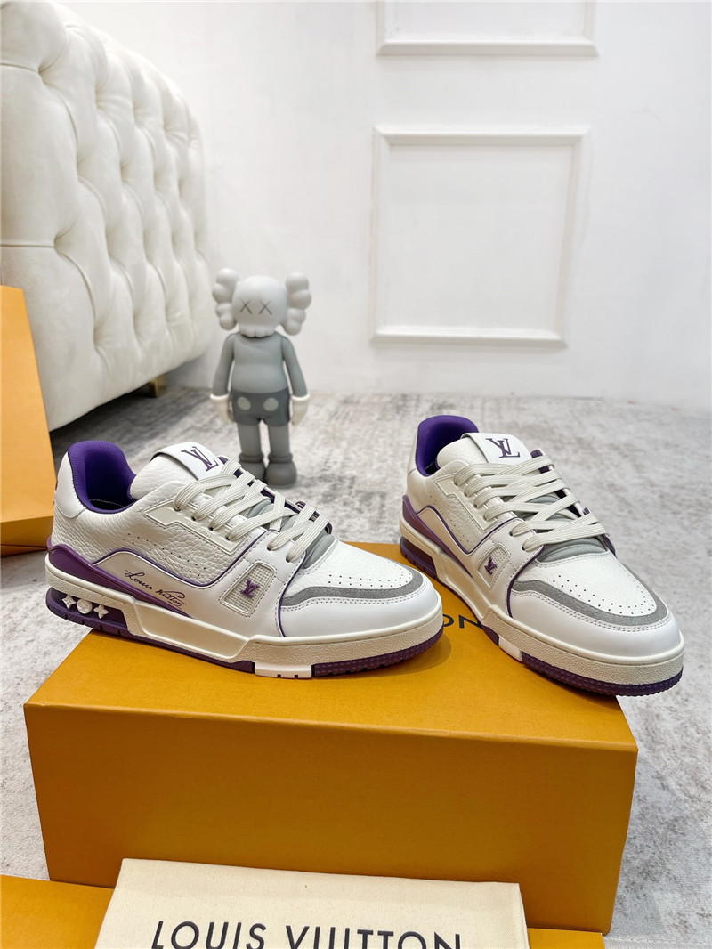 l0vis Vvtt0n white & purple sneakers for women