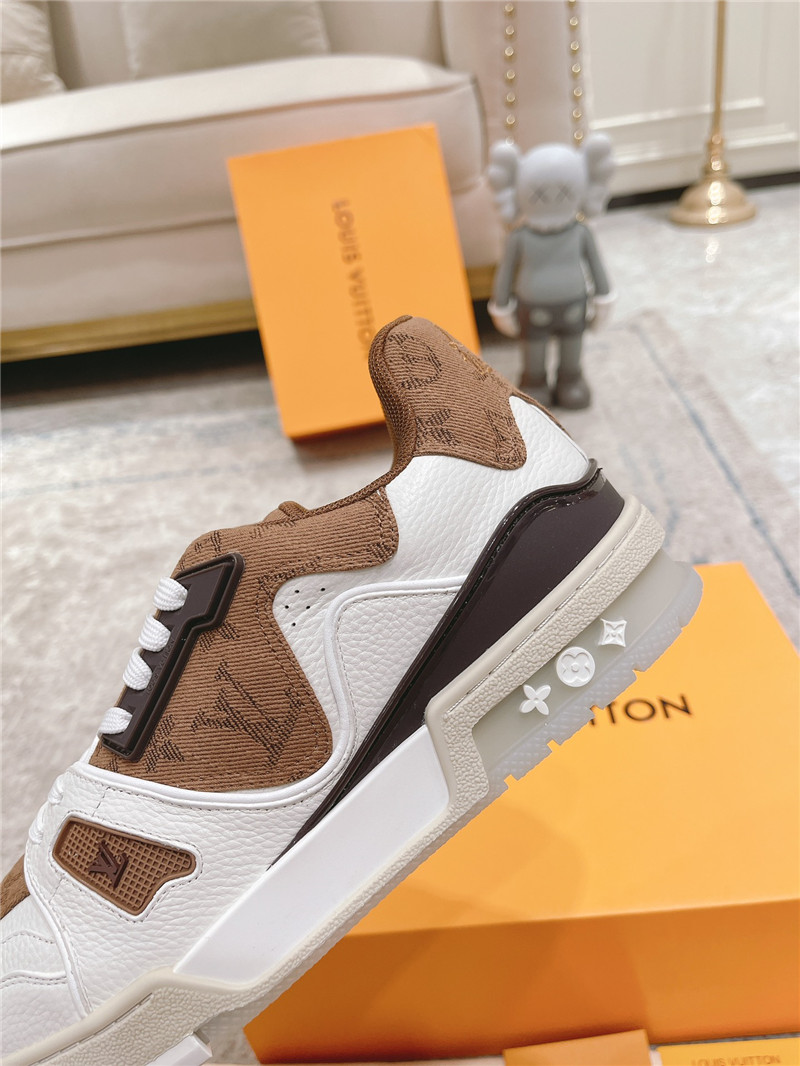 l0vis Vvtt0n white & brown sneakers for women
