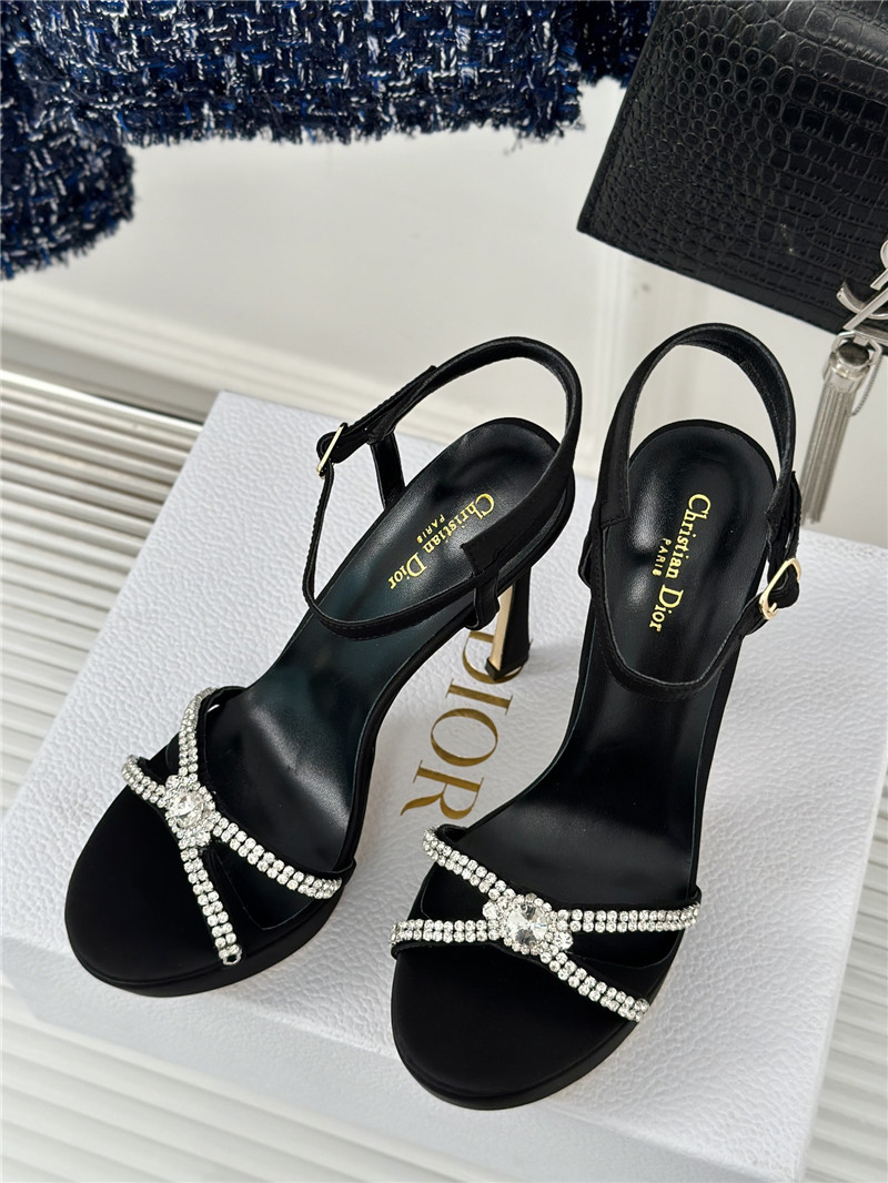 dior chain platform high heel sandals replica shoes