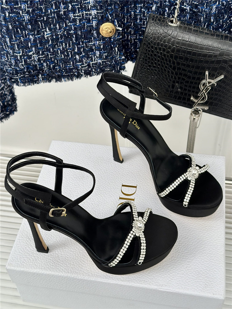 dior chain platform high heel sandals replica shoes