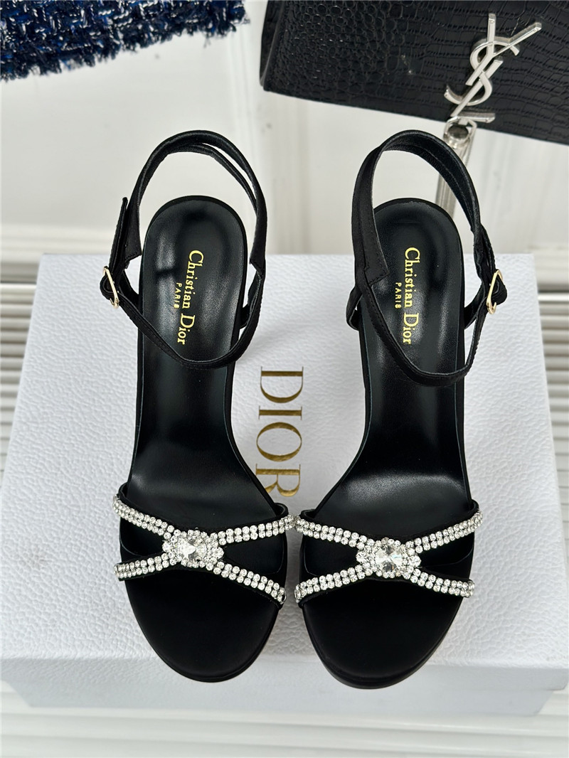 dior chain platform high heel sandals replica shoes