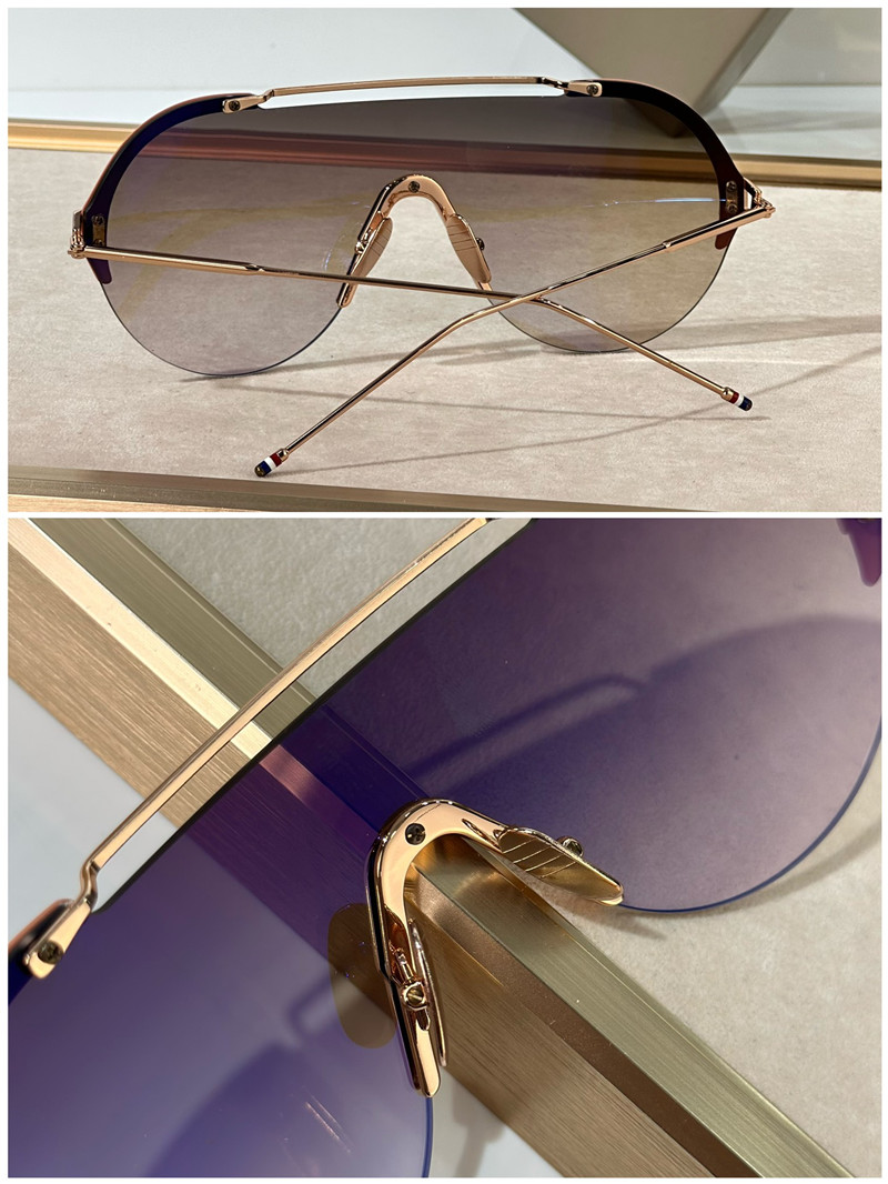THOM BROWNE two-tone frame sunglasses