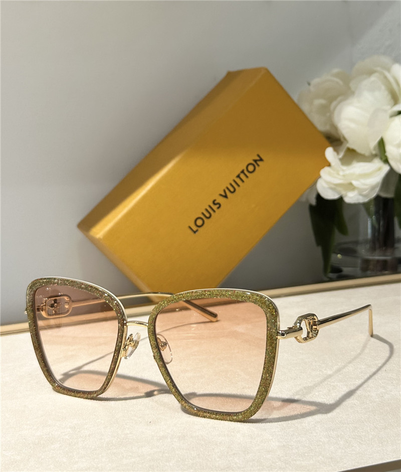 louis vuitton LV stylish pearlescent sunglasses