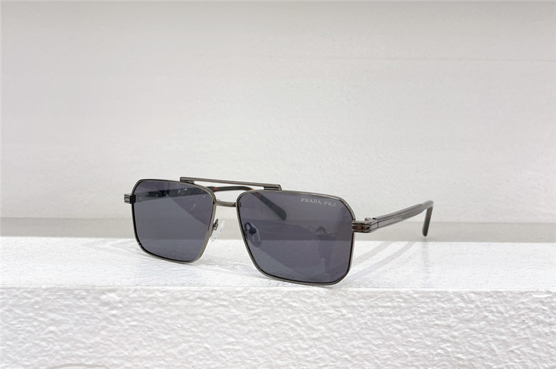 prada square aviator sunglasses
