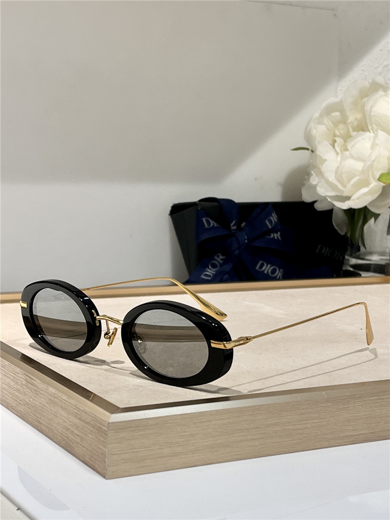 dior small frame acetate sunglasses
