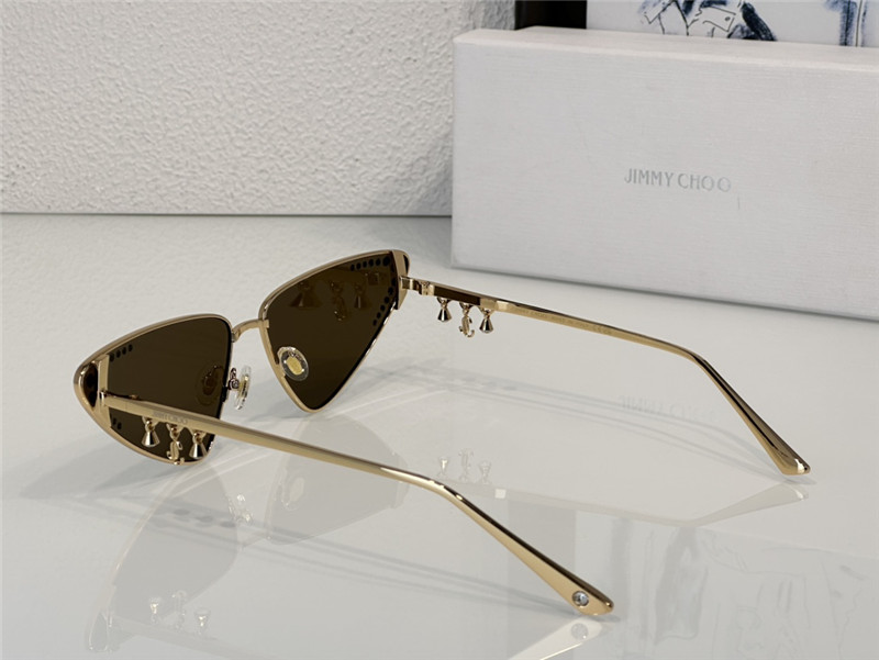 Jimmy Choo cat-eye frame diamond pendant sunglasses