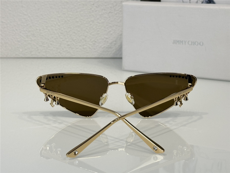 Jimmy Choo cat-eye frame diamond pendant sunglasses