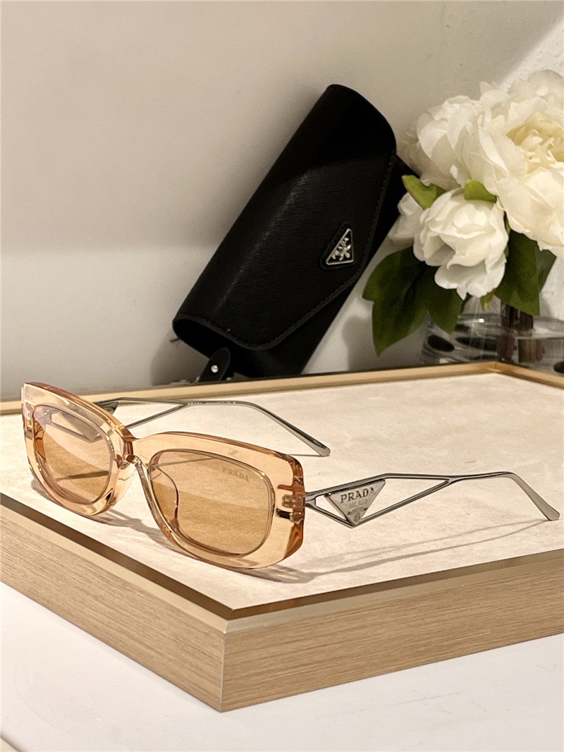 prada triangle logo sunglasses