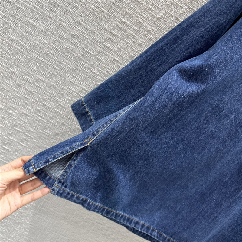 Va1e*ntin0 kaftan denim top replica clothing sites