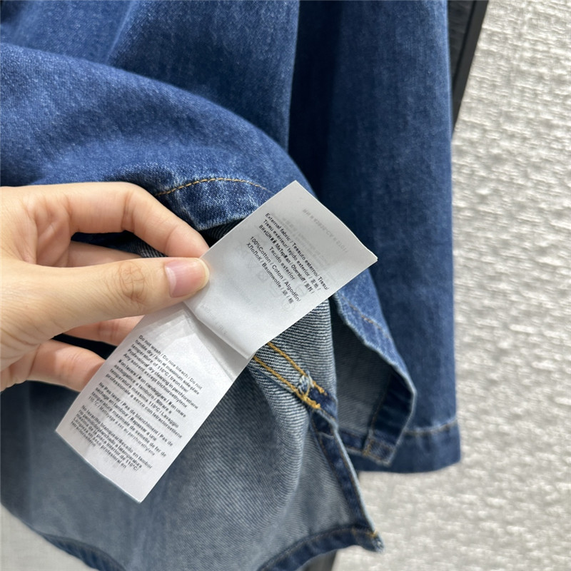 Va1e*ntin0 kaftan denim top replica clothing sites