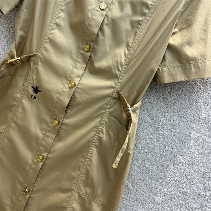 D10r short sleeve button dress replica clothes