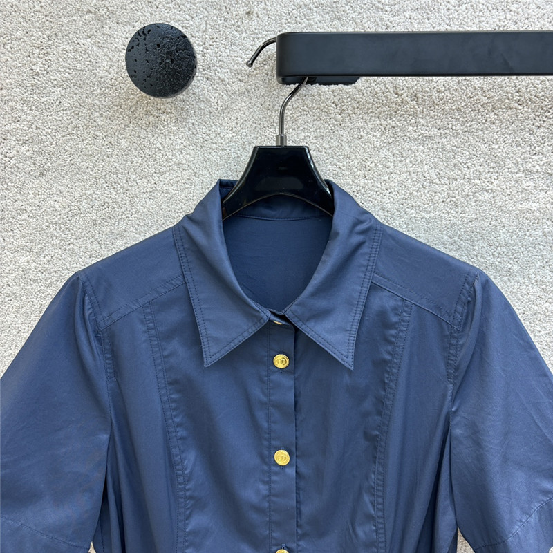 D10r short sleeve button dress replica clothes