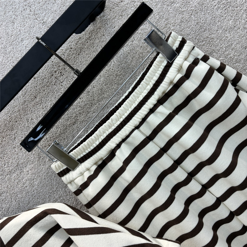 prada triangle logo decorative striped suit replica d&g clothing