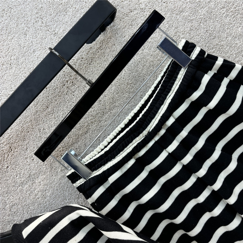 prada triangle logo decorative striped suit replica d&g clothing