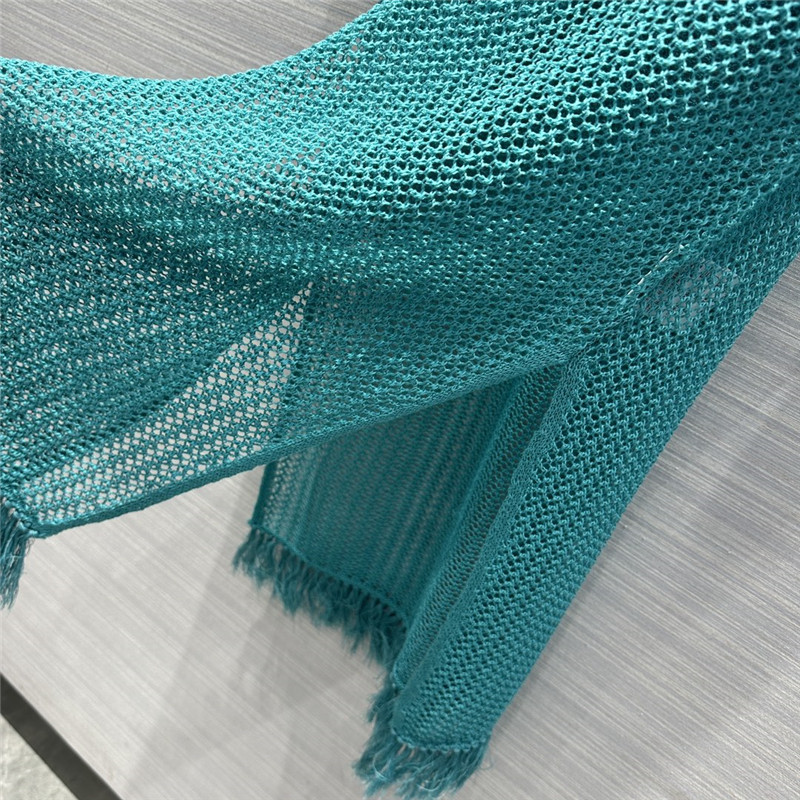 D10r hollow crochet knitted cardigan dress replica clothes