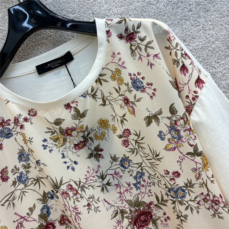 Vanitoo floral print T-shirt replica d&g clothing