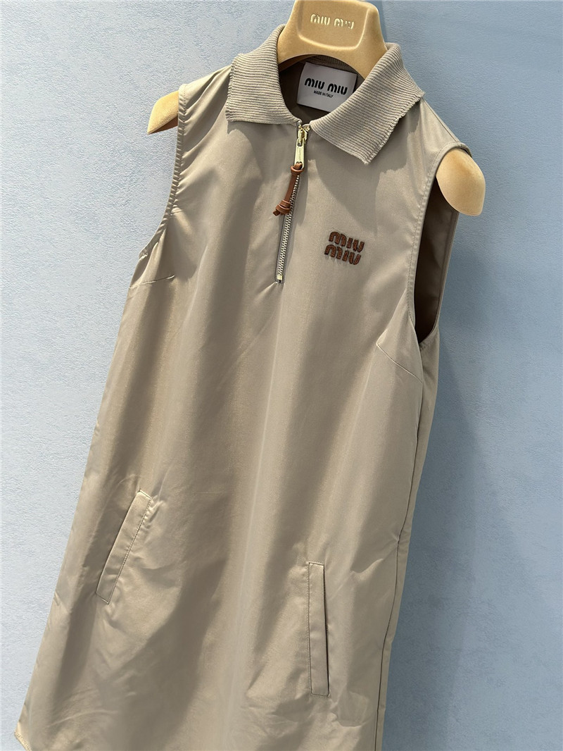 M1um1u polo vest dress replica designer clothes