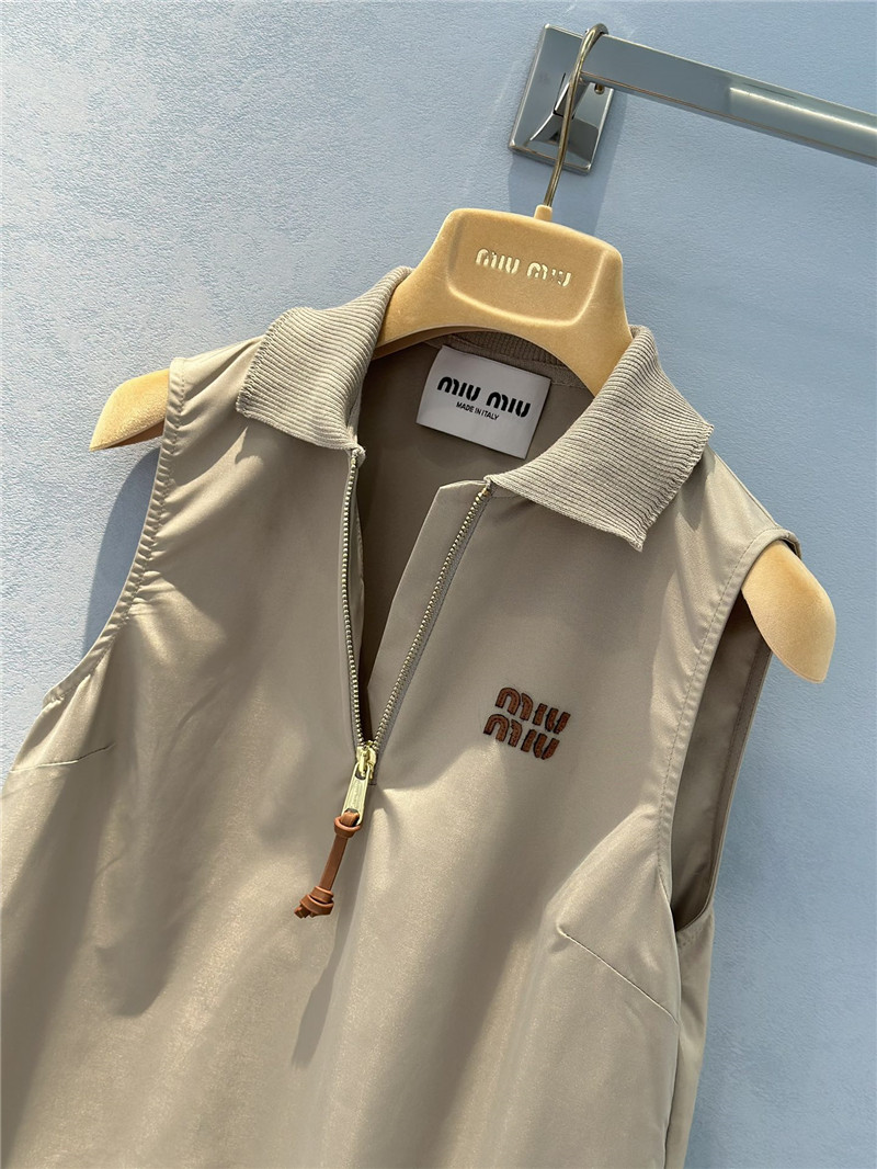 M1um1u polo vest dress replica designer clothes