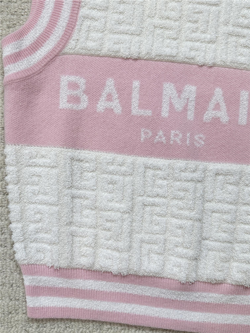 Balmain new monogram vest replica clothing sites