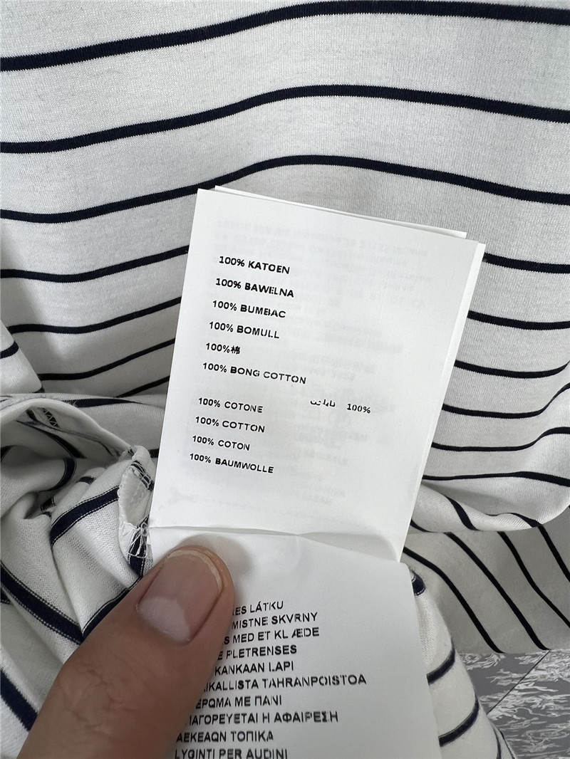 M1um1u new striped polo long-sleeved replicas clothes