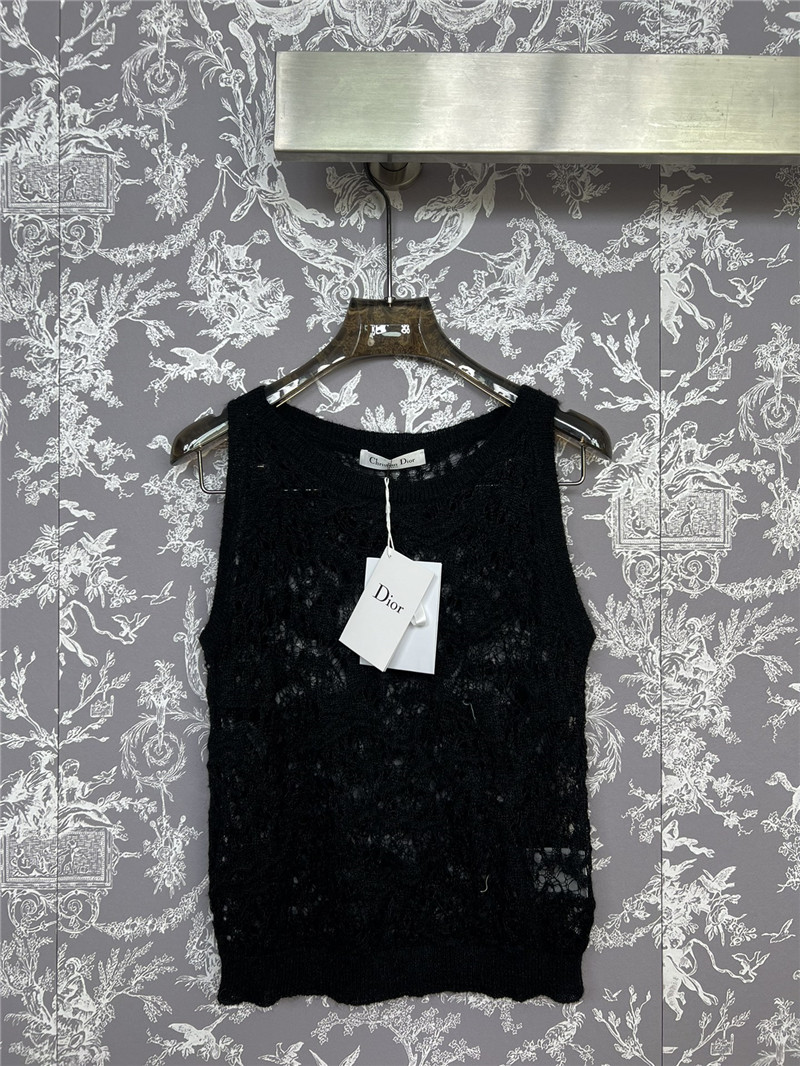 dior lace crochet vest replica d&g clothing