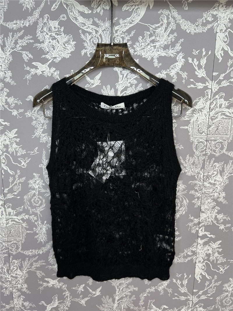 D10r lace crochet vest replica d&g clothing
