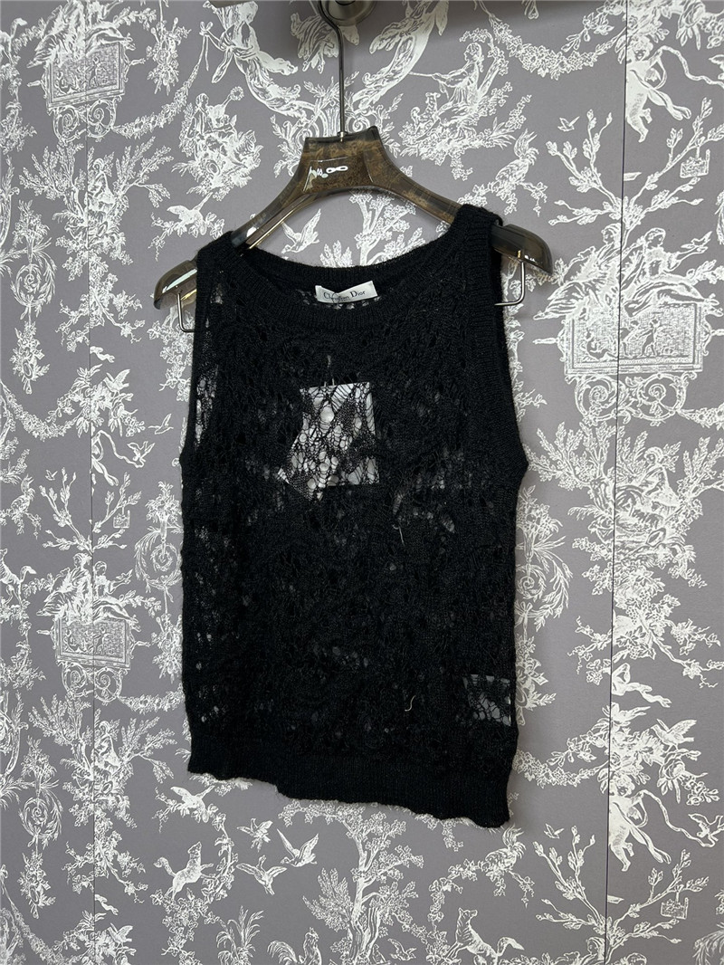 D10r lace crochet vest replica d&g clothing