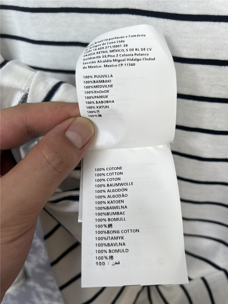 M1um1u new striped long sleeve replica d&g clothing