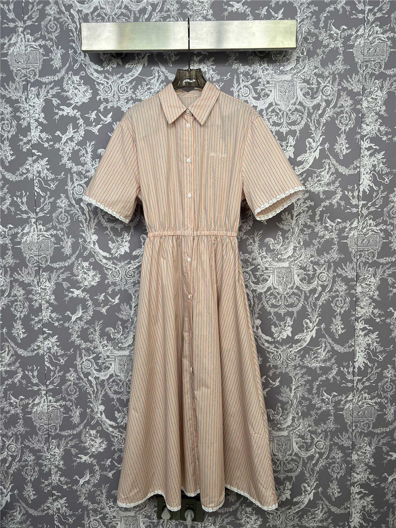 miumiu new short-sleeved dress replicas clothes