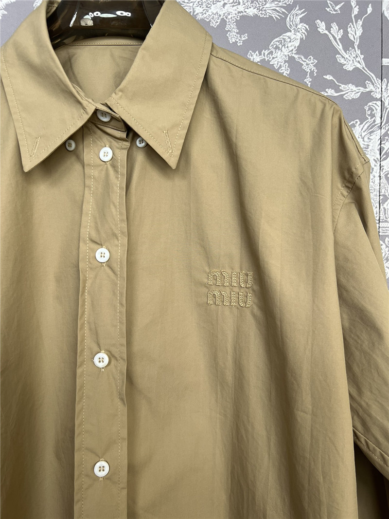 M1um1u new short shirt replica d&g clothing