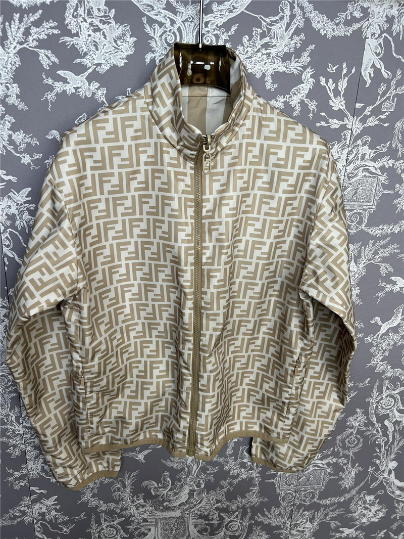 F**di new zipper windbreaker replica clothes