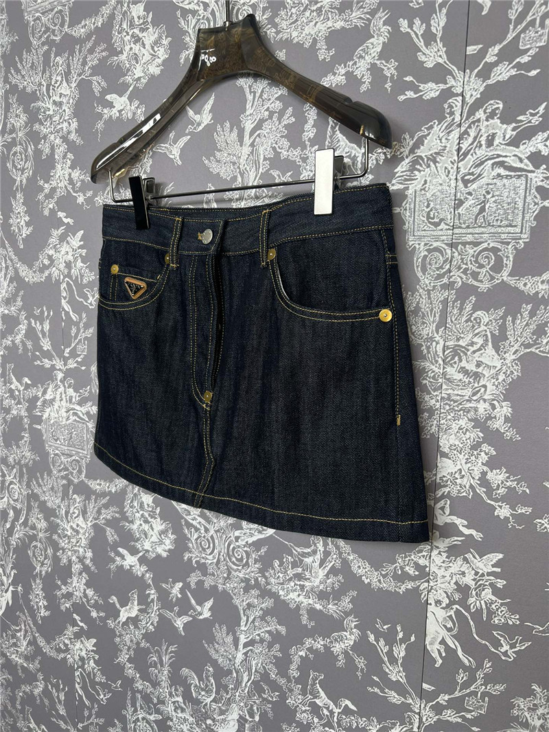 Pra*a new denim skirt replica d&g clothing