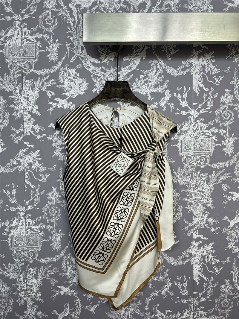 loewe new silk sleeveless top replica clothing sites